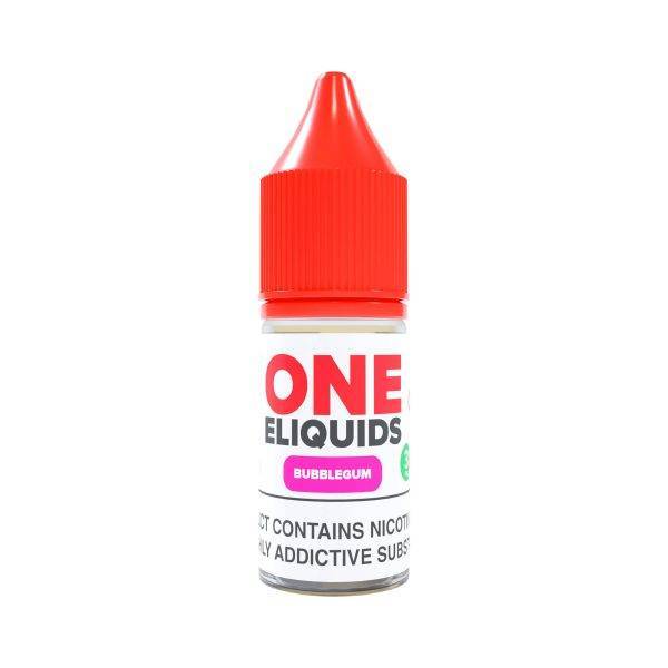 ONE Eliquid Bubblegum 10x10ml (Ten Pack)